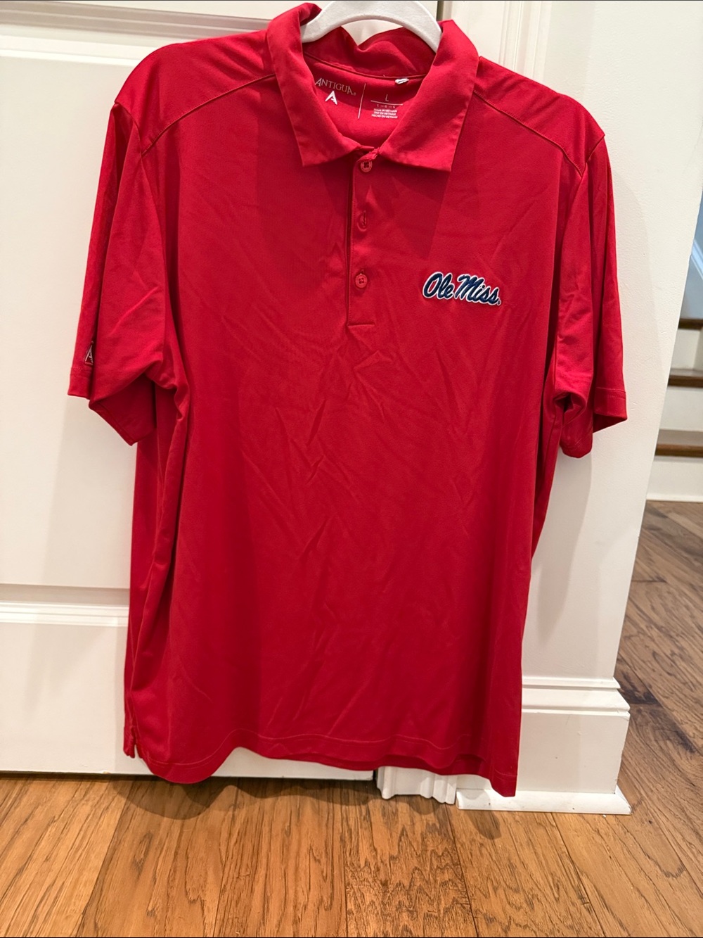 Antigua Ole Miss Scarlet Red Performance Polo